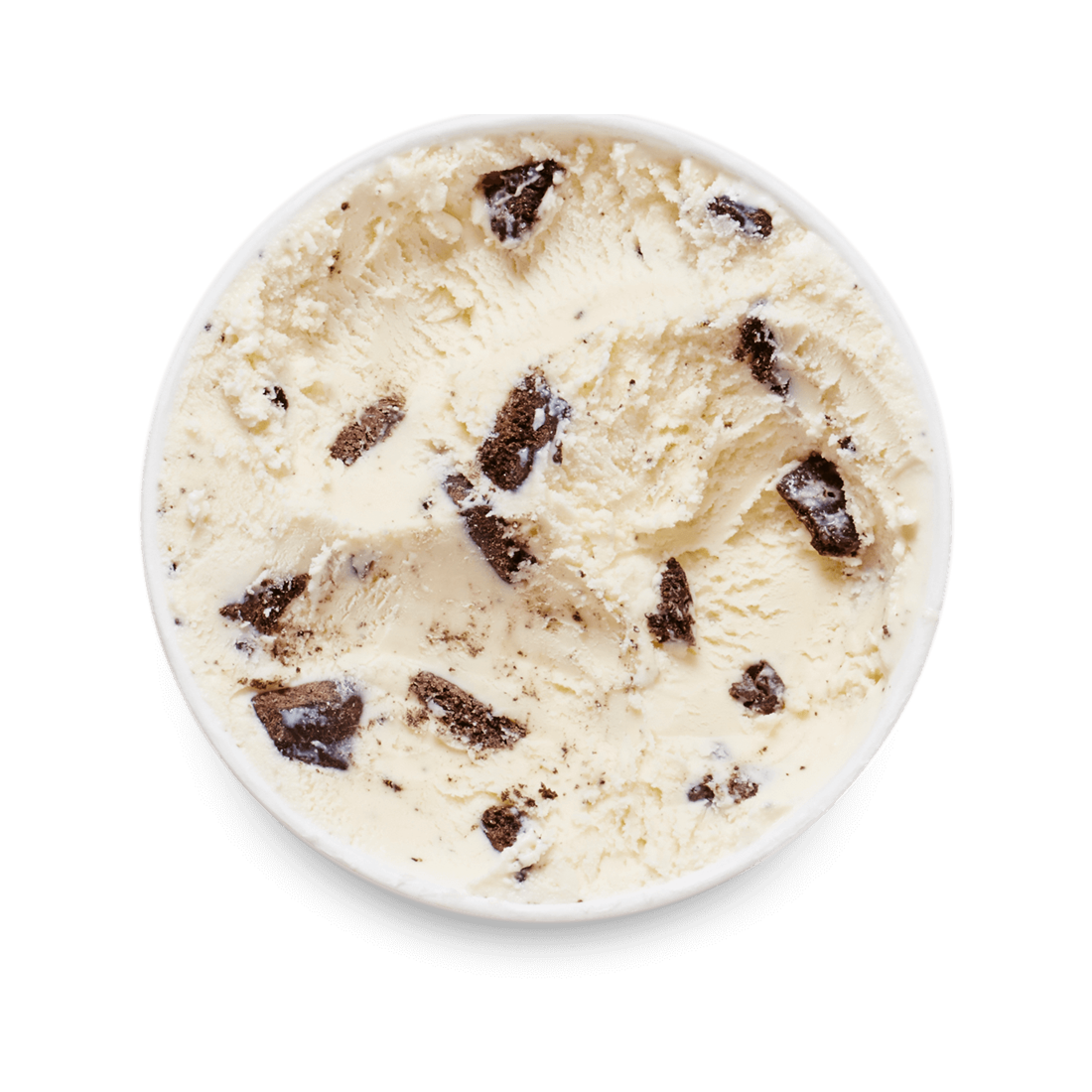 Cookies And Cream Minicup Lid Off