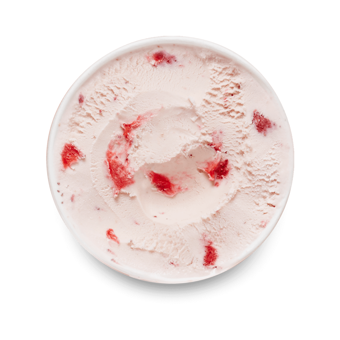 Strawberry Pint Lid Off