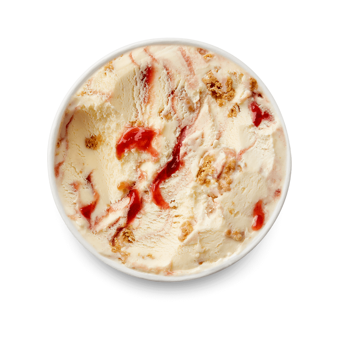Strawberry Cheesecake Pint Lid Off